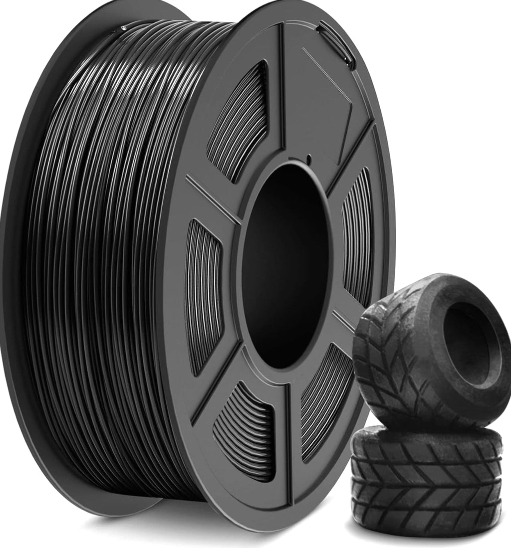 TPU 3D Printer Filament 1.75mm High Speed 95A TPU, 1KG Flexible 3D Filament