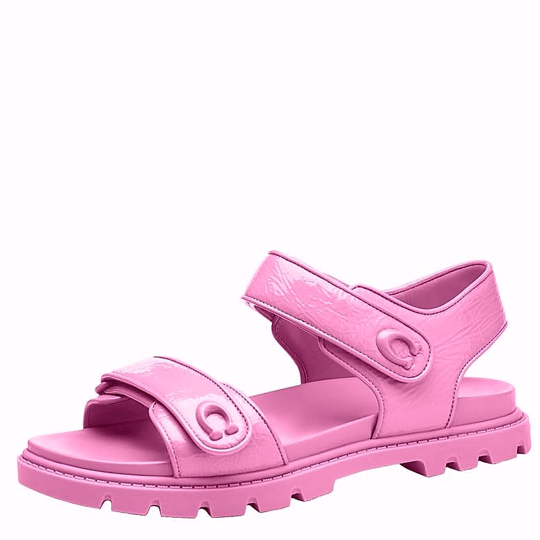 Coach Women's Brynn Suede Sandals with Shearling Lining