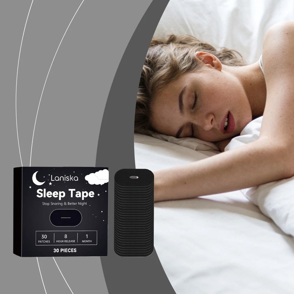 Sleep Tape for Men and Women 30pc Gentle Adhesive for Snoring ~Improve Sleep Quality