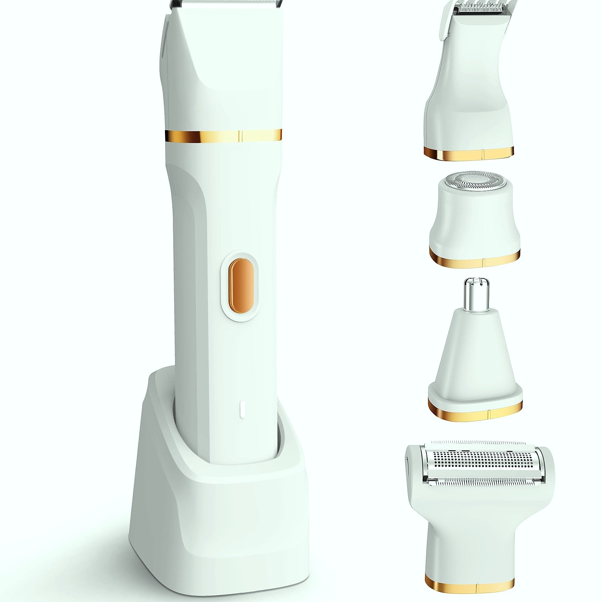 KINGTEE 5-in-1 Electric Bikini Trimmer Waterproof Hair Removal