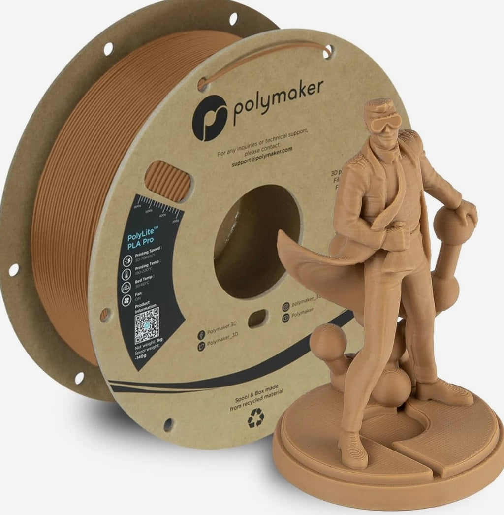 PLA PRO Filament 1.75Mm Army Beige, Powerful 3D Printer Filament 1Kg Polylite