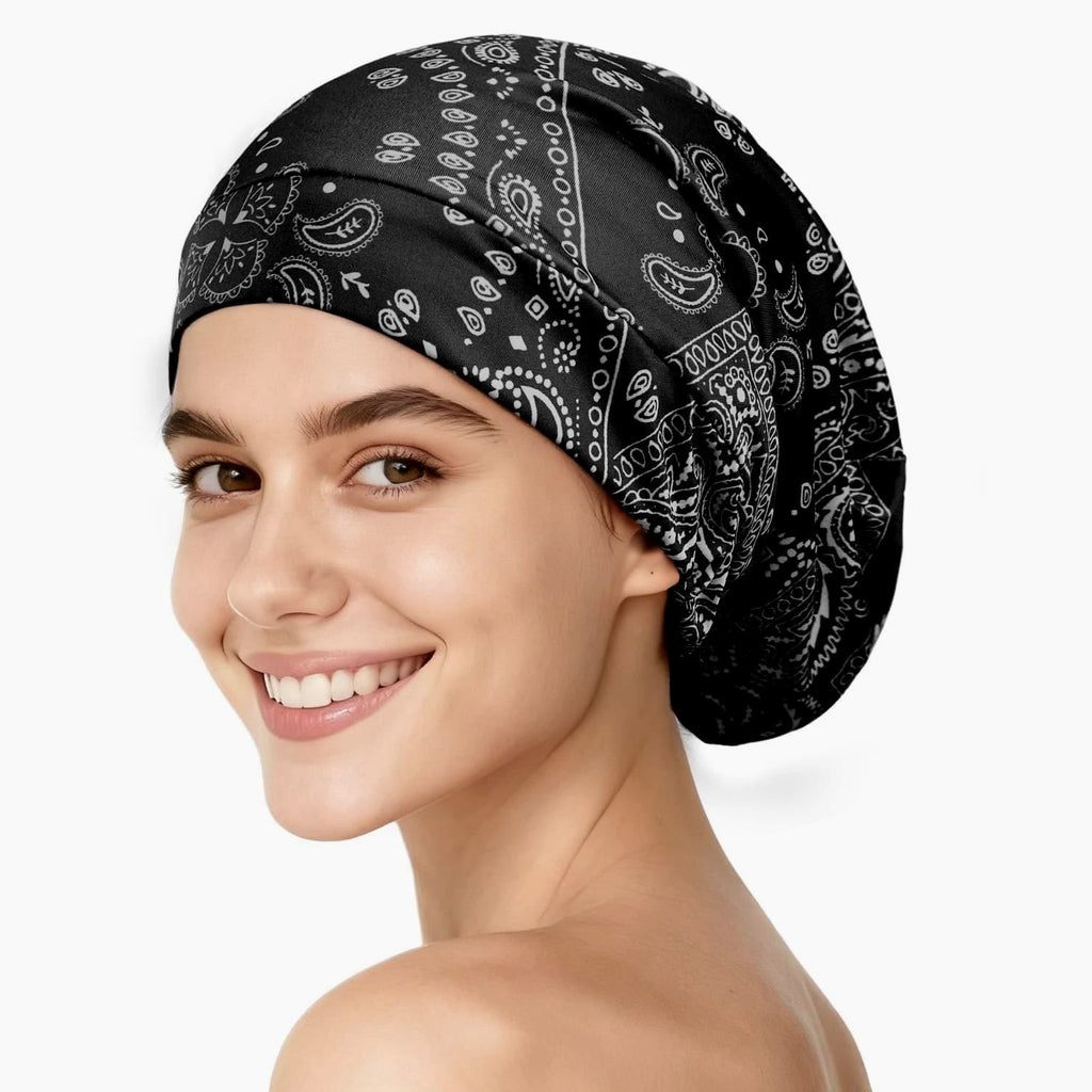 Mulberry Silk Hair Bonnet for Sleeping Women Men, Real Silk Lining, Not Satin...