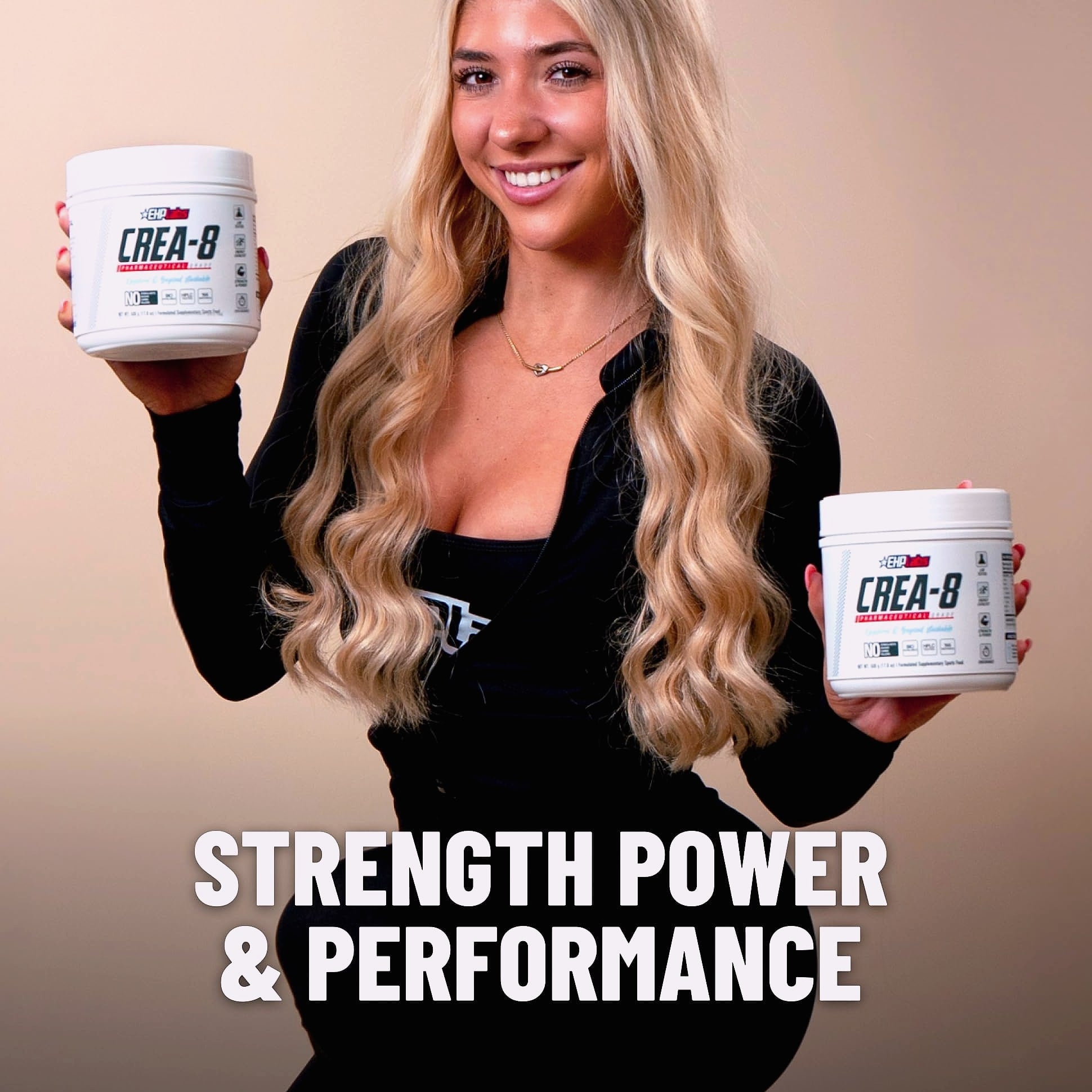 EHP Labs CREA-8 Micronized Creatine Monohydrate Powder 500g