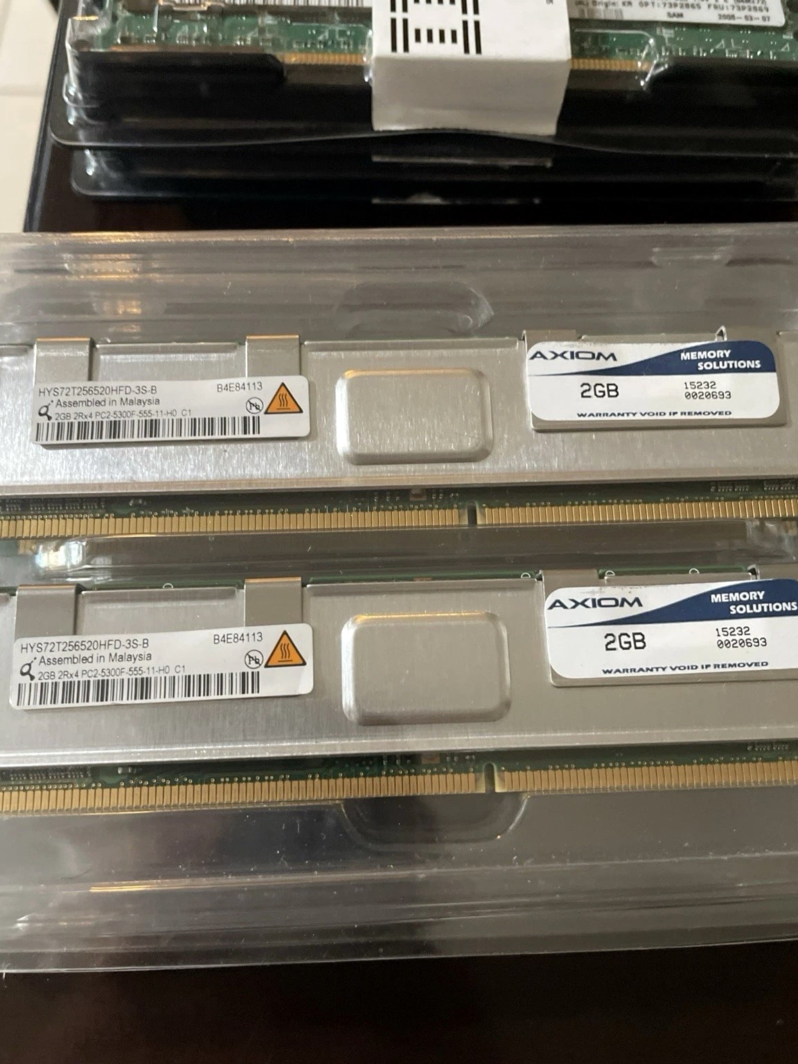 Lot of 40 Pieces Desktop And Server RAM Memory Modules Mixed - 3 Pounds