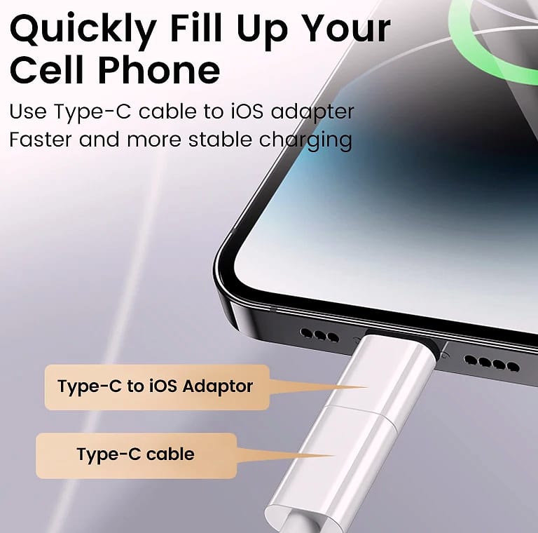 Olaf USB-C to Lightning Adapter for iPhone Fast Charging