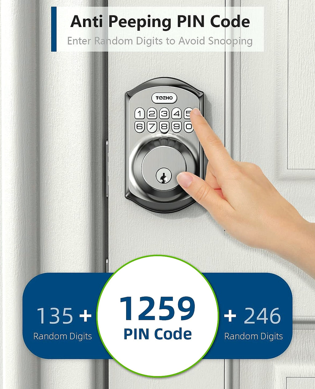 TEEHO TE001 Keyless Entry Door Lock Smart Deadbolt