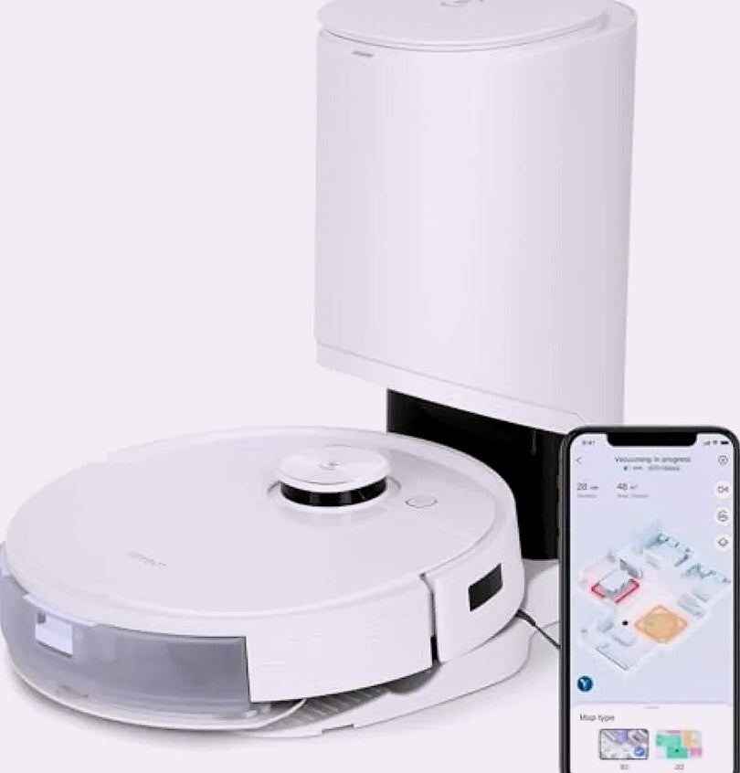SHXI Robot Vacuum and Mop Combo with Auto-Empty Station