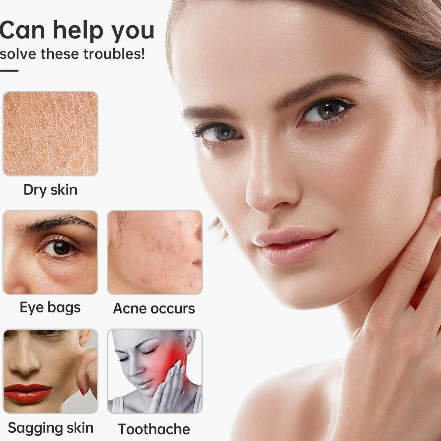 Ice Roller for Face and Eye, Facial Ice Roller, Skin Care Tools Gifts for Women