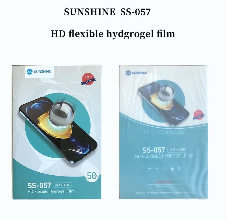 Sunshine SS-057 Hydrogel Screen Protector Film for Mobile Devices