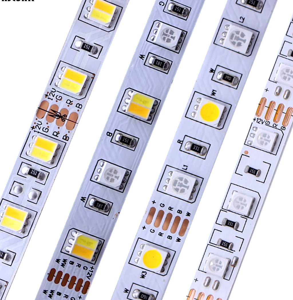 taslauk 5M 5050 SMD LED Strip RGB RGBW RGBWW 12V 24V