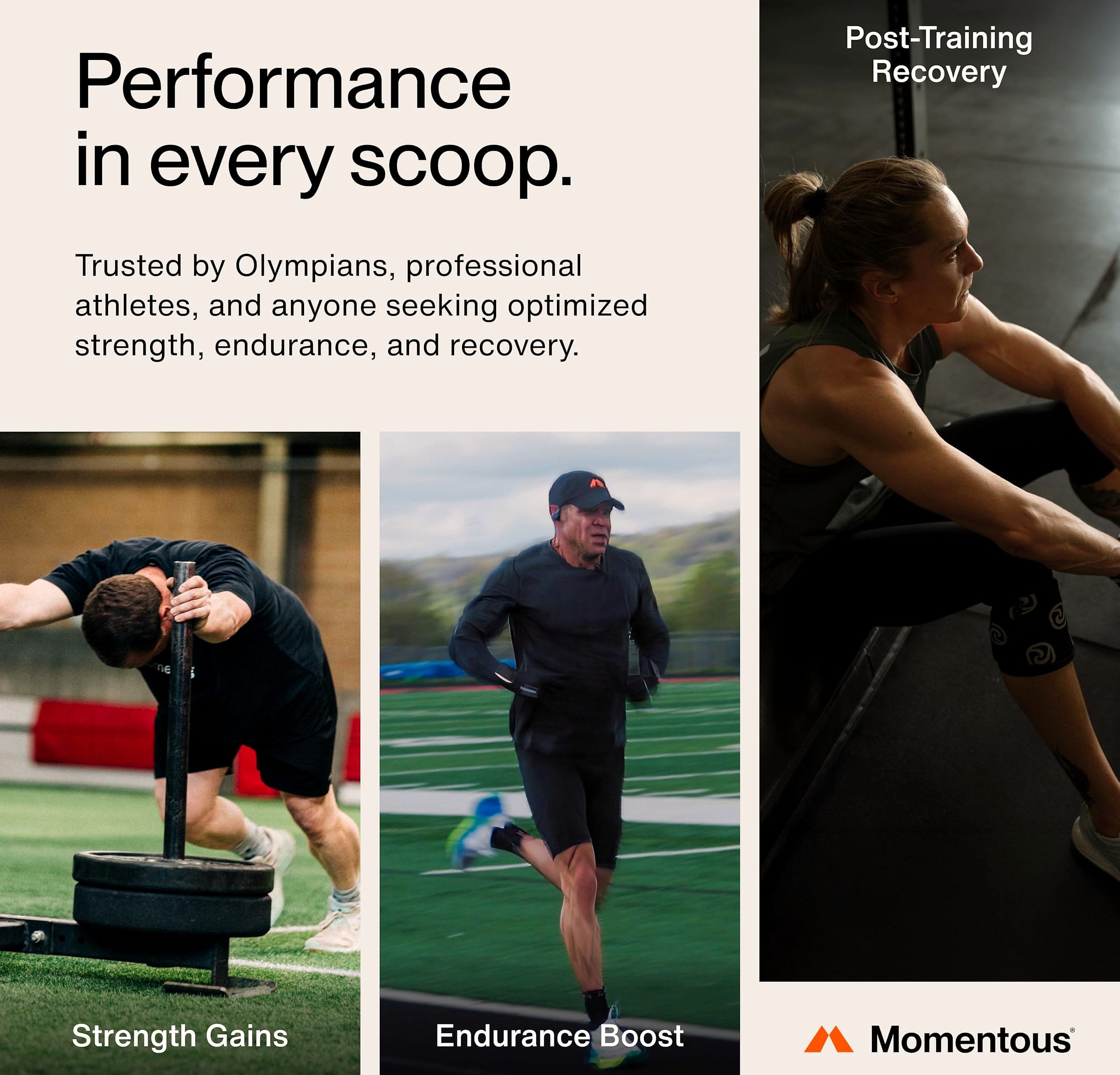 Momentous Creatine Monohydrate Powder - 5g Servings