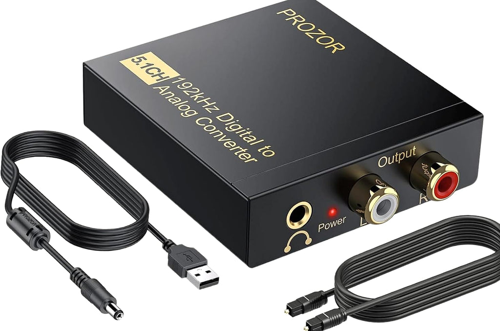 PROZOR 192KHz Digital to Analog Audio Converter DAC