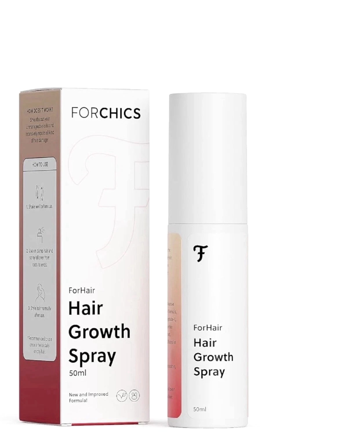 ForChics Hair Growth Serum for Women 50ml - Thinning Hair Scalp Spray