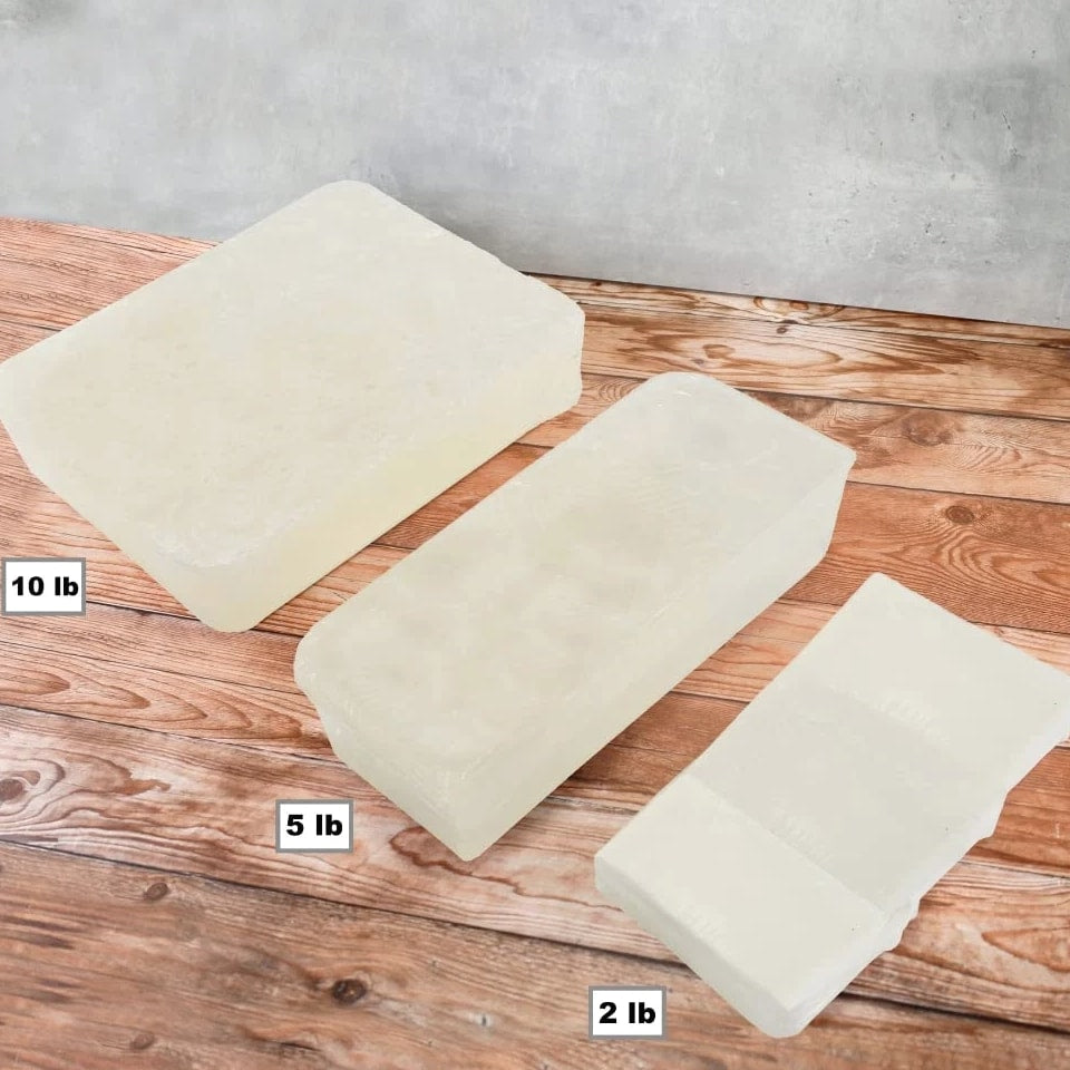 Clear Soap Base - Moisturizing Melt and Pour Glycerin Base for Crafting