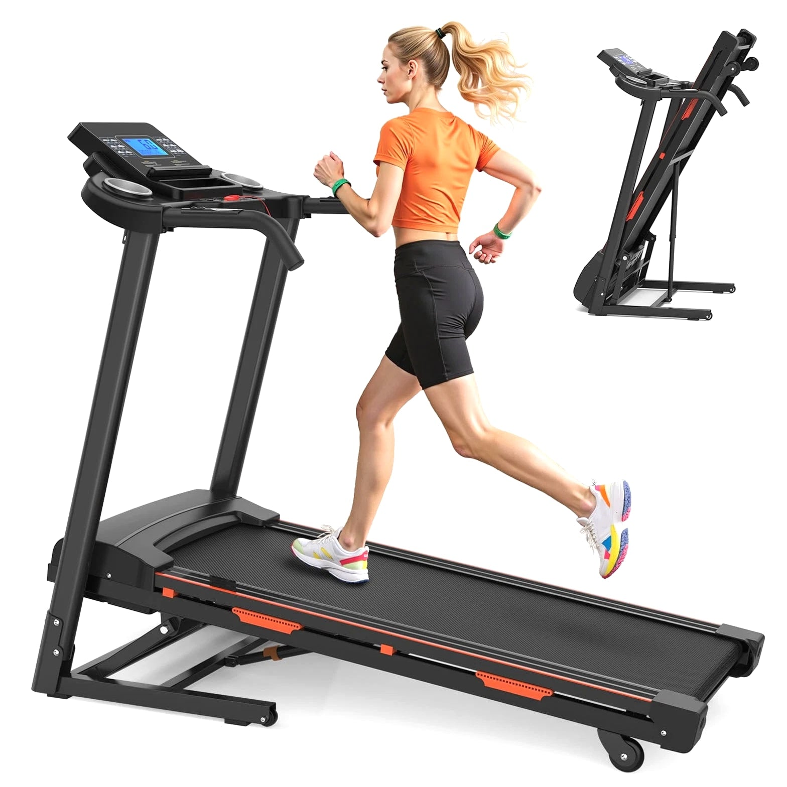15% Auto Incline Fitness Treadmill 3.25HP High Load Capacity Home Exercise Machine