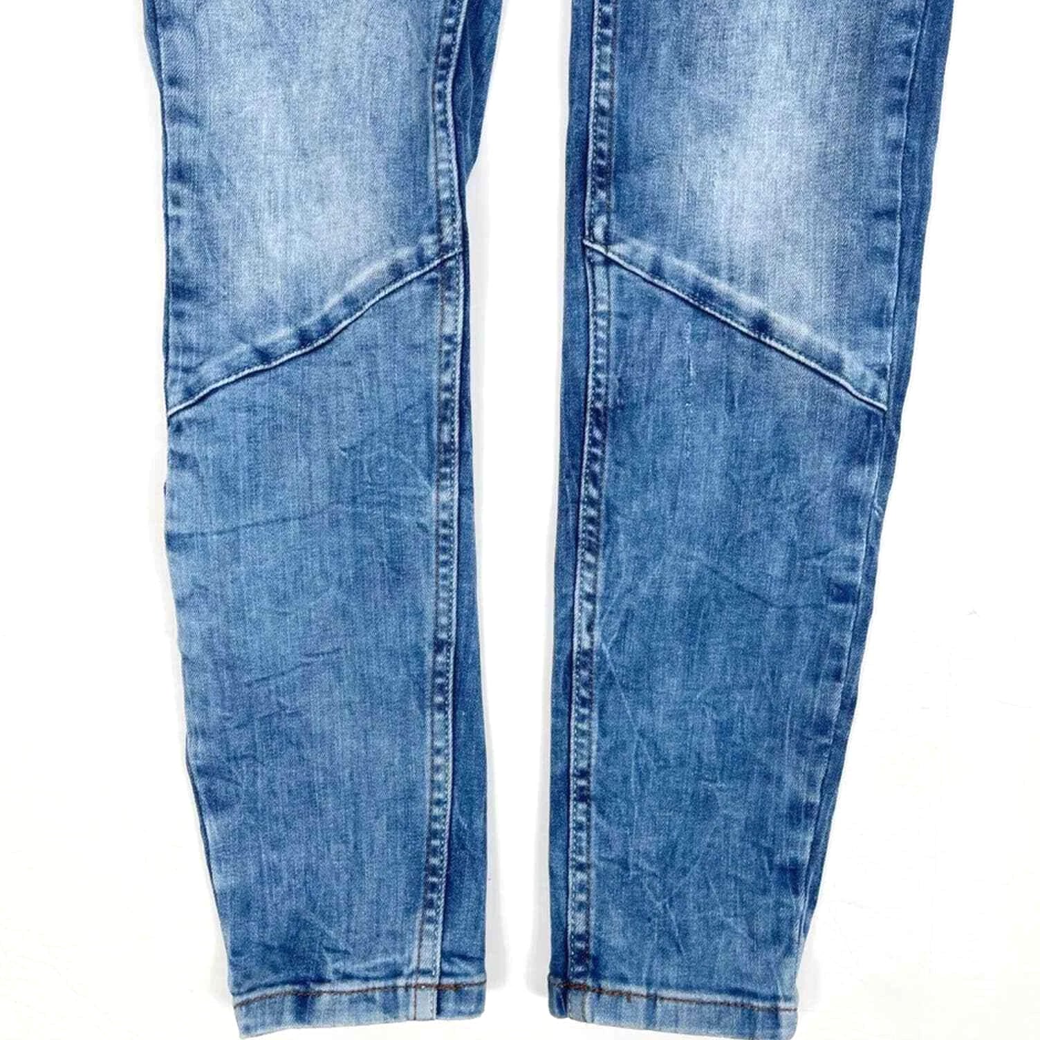 Zara Trafaluc Blue Denim Skinny Jeans 6