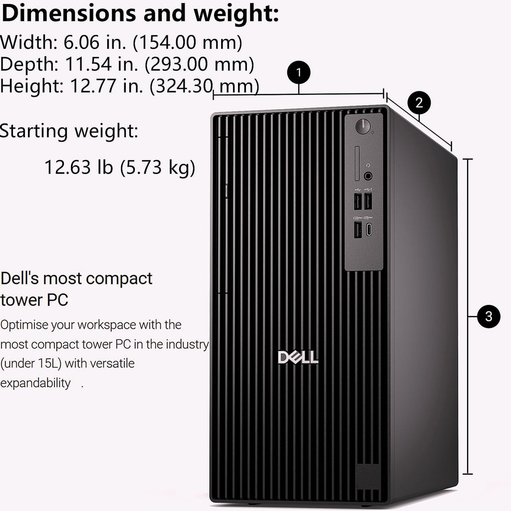 Dell Pro Tower Plus Intel Core Ultra 7 265 Workstation PC