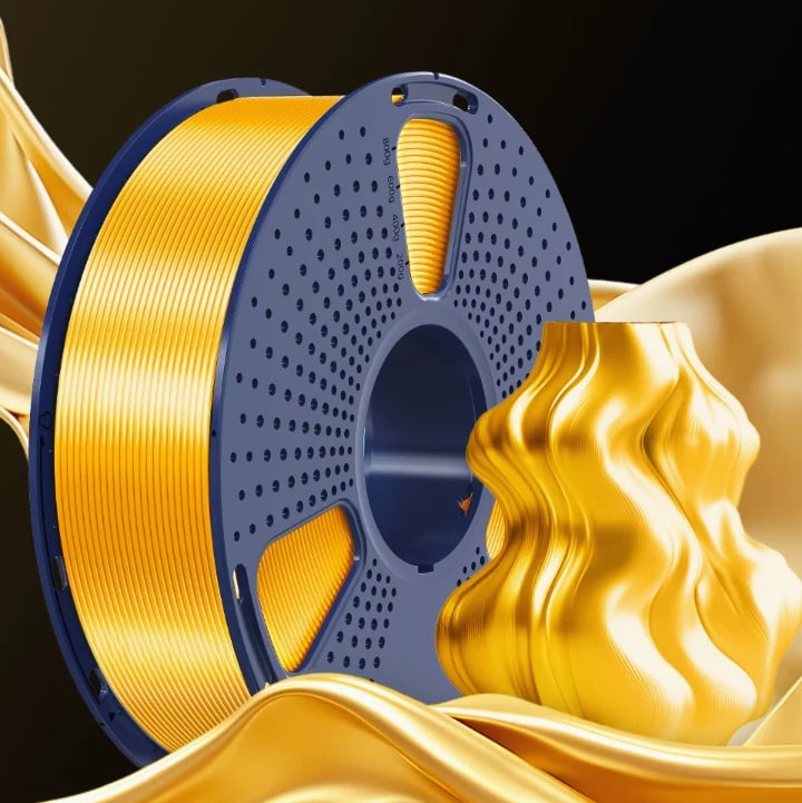 SUNLU 1.75mm PLA+ SILK Filament Neatly Wound vacuum packing Shiny Filaments