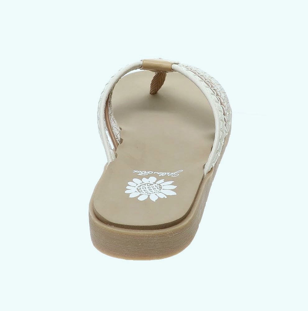 Yellow Box Dalia Women's Double Strap Toe Post Sandals