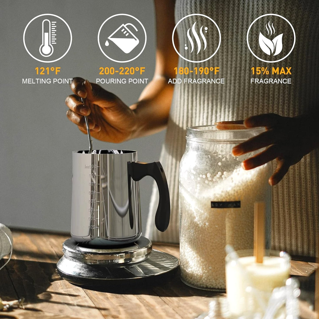 Candle Making Kit Supplies for Beginners - Soy Wax DIY Candle Making for Adults