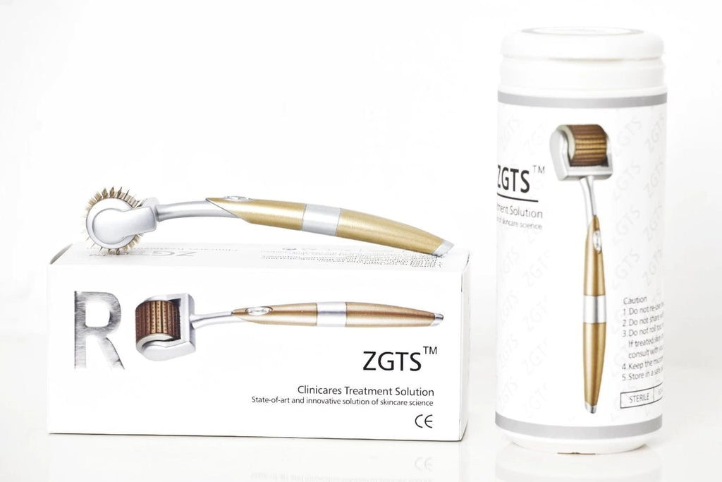 ZGTS Titanium Derma Roller 1.5mm with Travel Case - Micro Derma Skin Roller