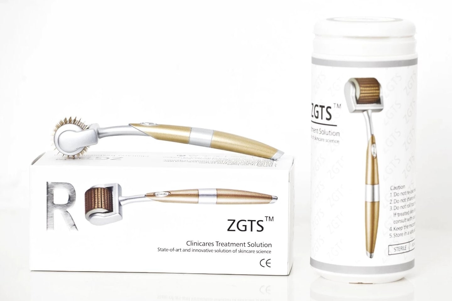 ZGTS Titanium Derma Roller 1.5mm with Travel Case - Micro Derma Skin Roller