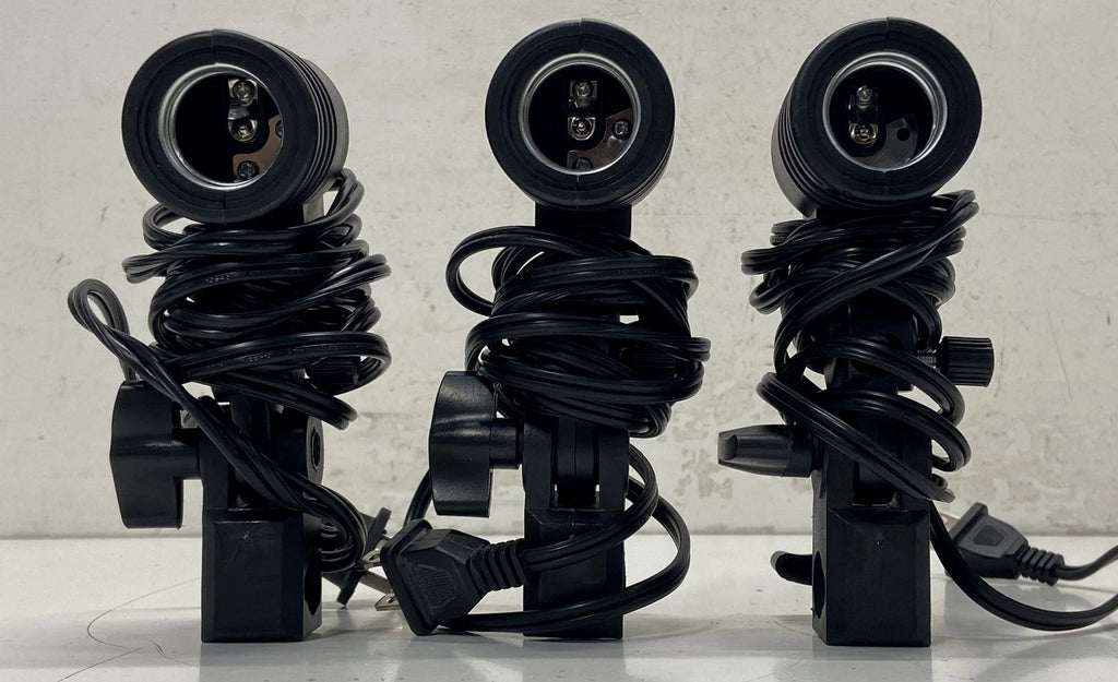 Assorted Lot of Camera Flashes and Studio Lights