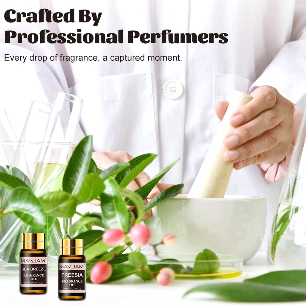 MAYJAM 20 Pcs Fragrance Oil Gift Set for Candle, Soap, Incense Making Oils