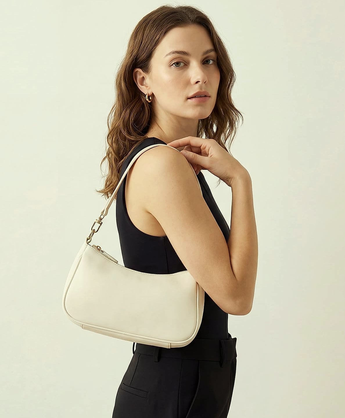 VODIU Clutch Tote Handbag with Removable Straps and Zipper Closure