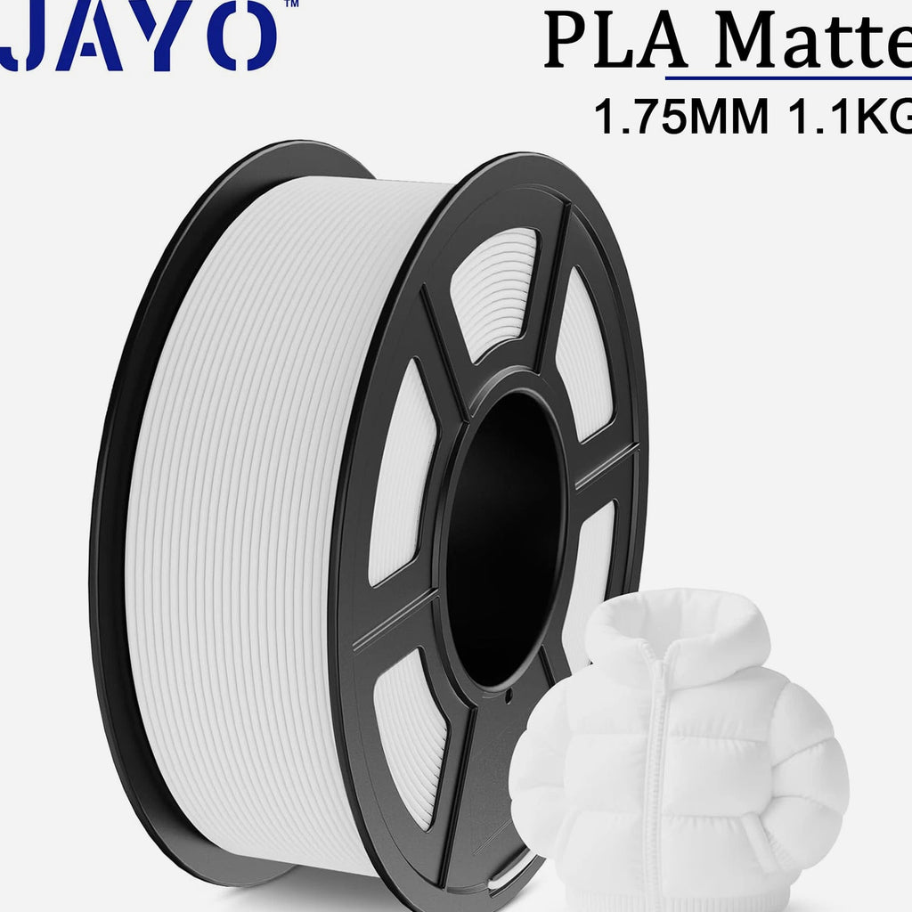 JAYO 5KG/10KG/20KG Matte PLA Black White Gray 3D Filament 1.75mm 1.1KG/SET