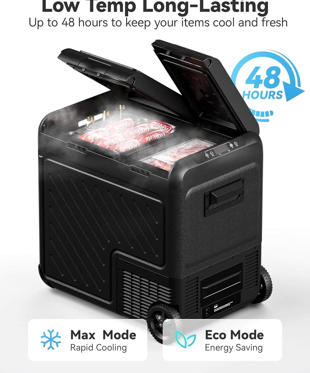 WOLFBOX 39/48/58qt Portable Freezer Fridge Cooler Car Camping Truck Refrigerator