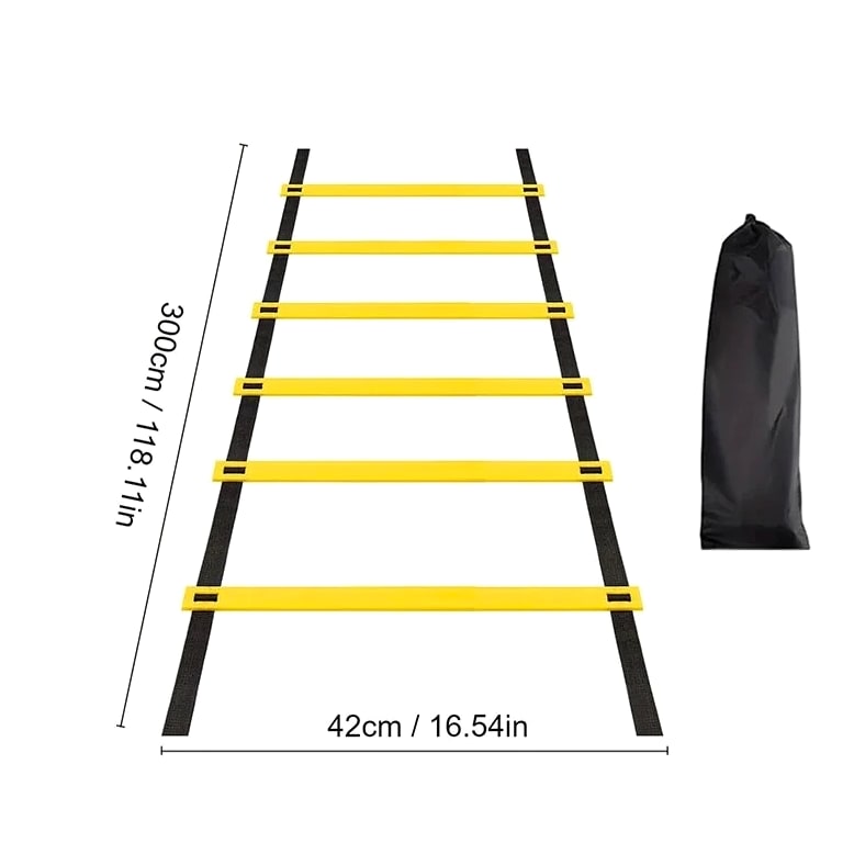 3m/5m  Agility Ladder Speed Training Equipment Nylon Straps for Sports & Fitness