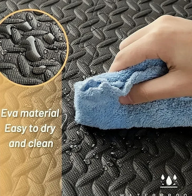Foam Fitness Mat Tiles 8/16 Piece Non-Slip Floor Protection Pad