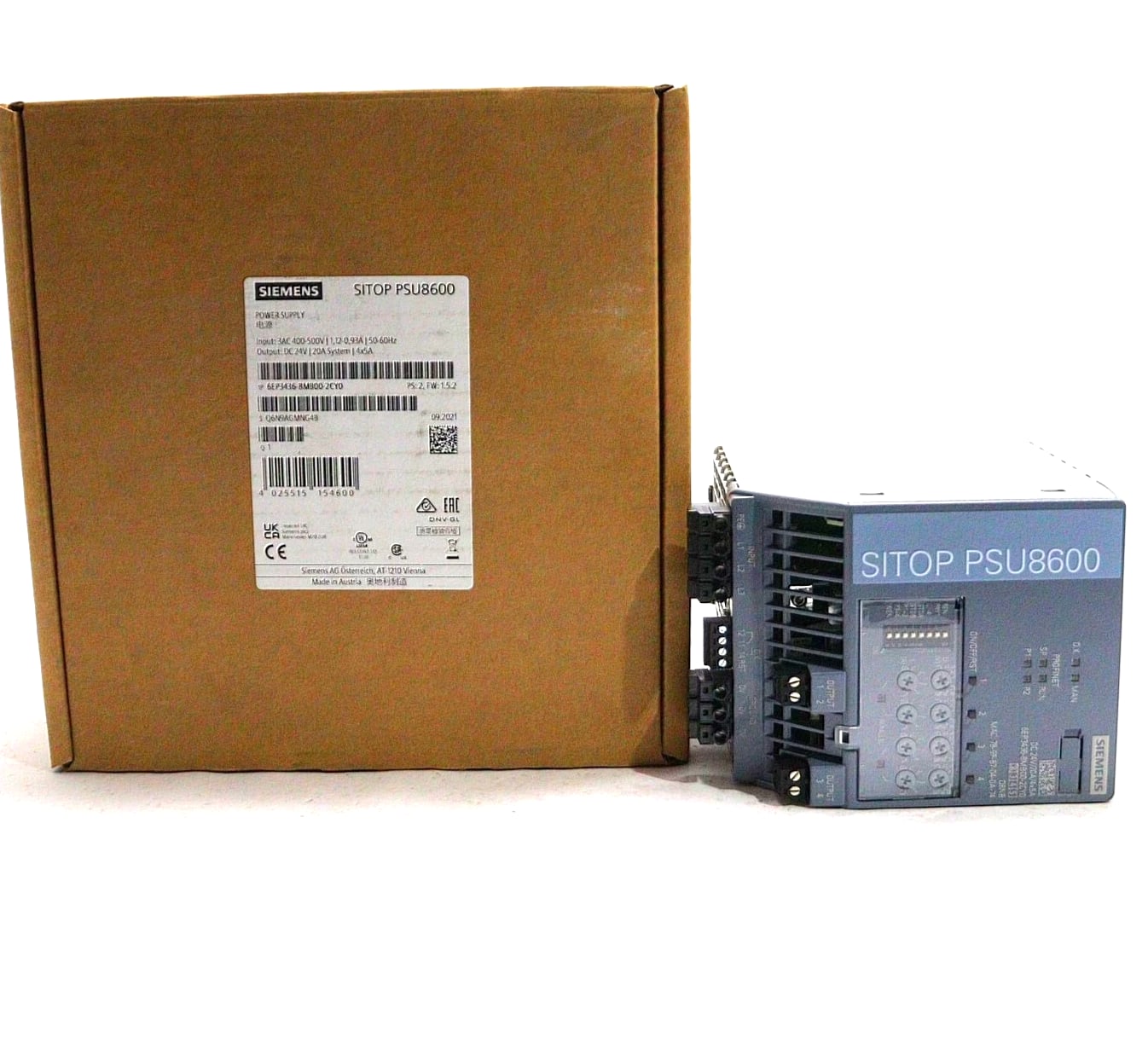 SIEMENS POWER SUPPLY PSU8600 6EP3436-8MB00-2CY0