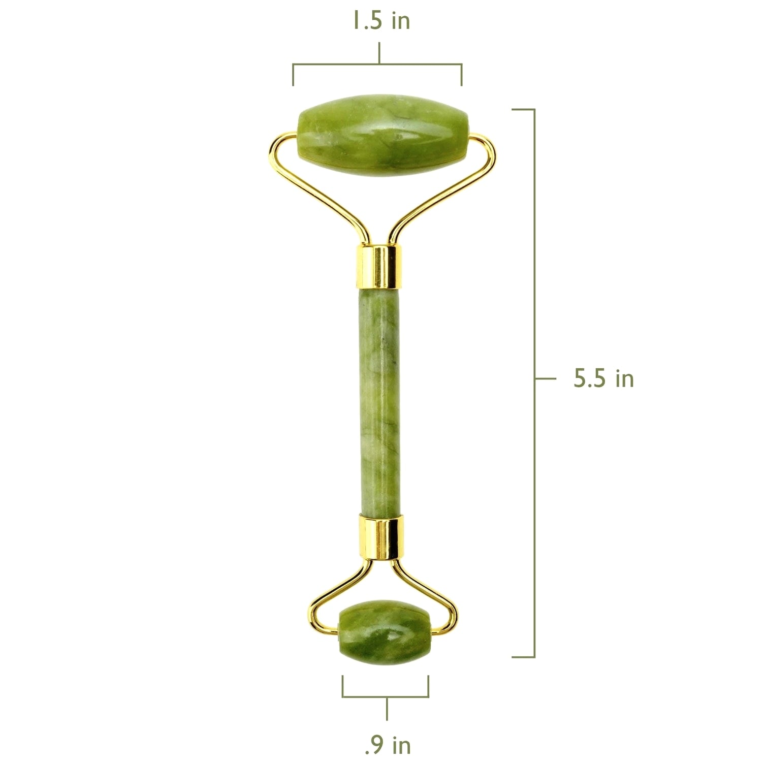 Ice Face Mask + Jade Roller - Beauty Roller for Face Neck Massage - Stone Fa...