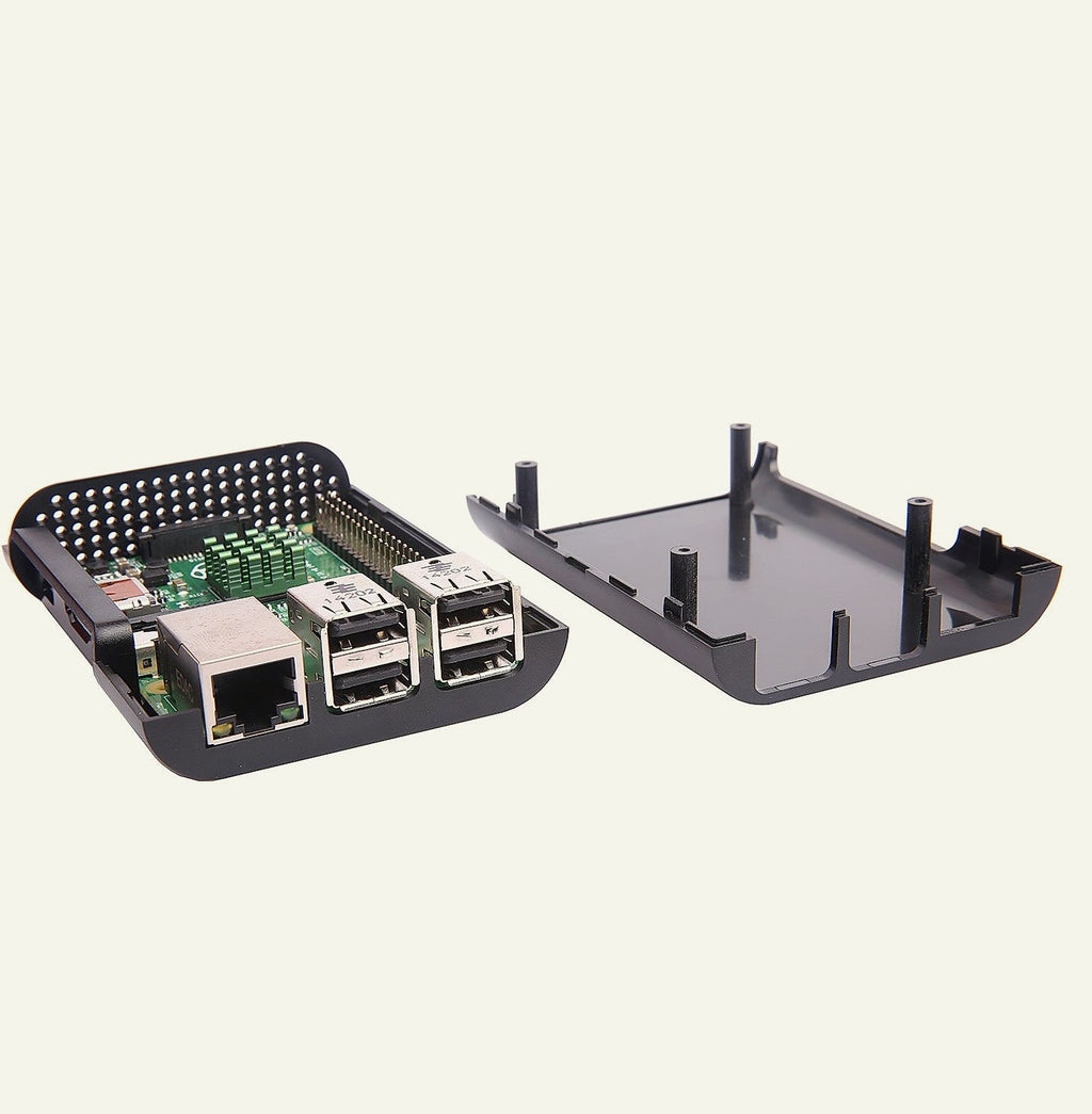 JBtek Jet Black Case for Raspberry Pi 3 Model B