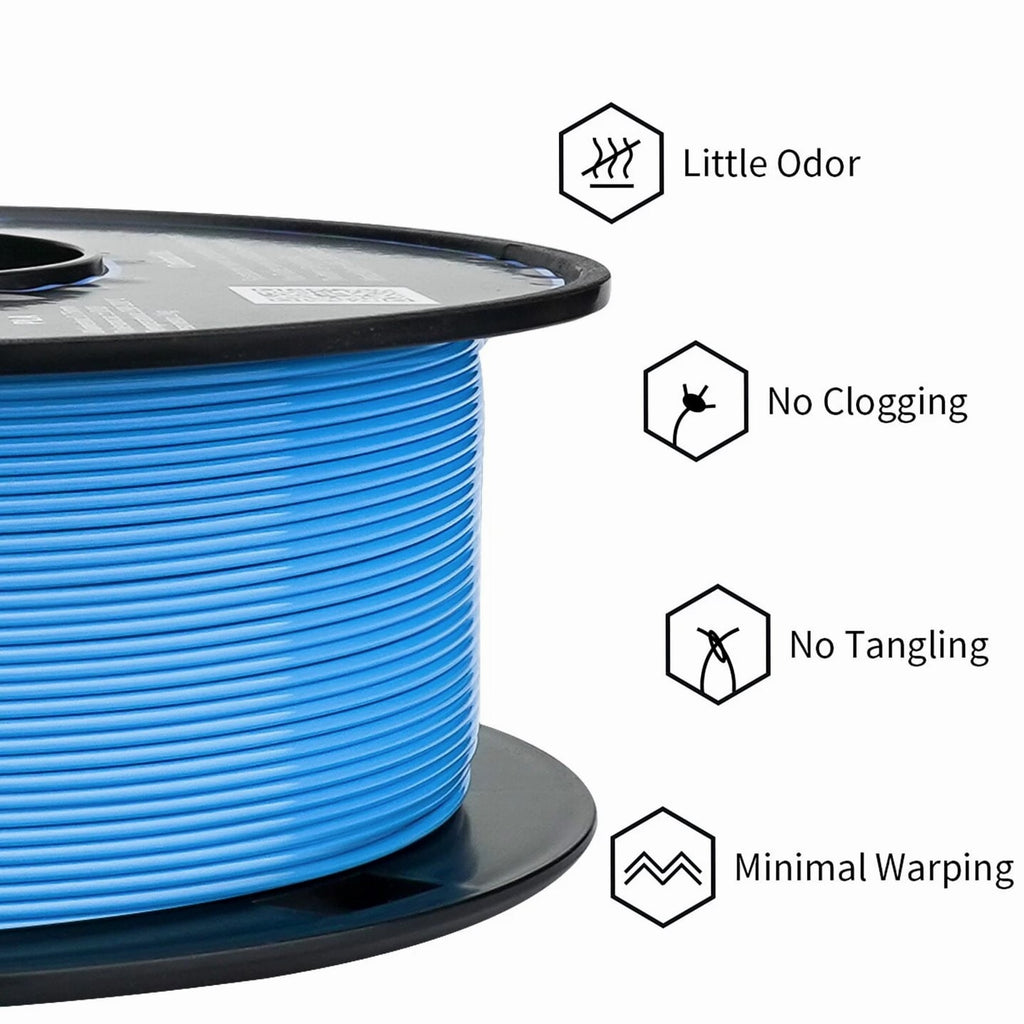 Standard PLA Filament 1kg 1.75mm 3D PLA Low Shrinkage Consumable for 3D Printer