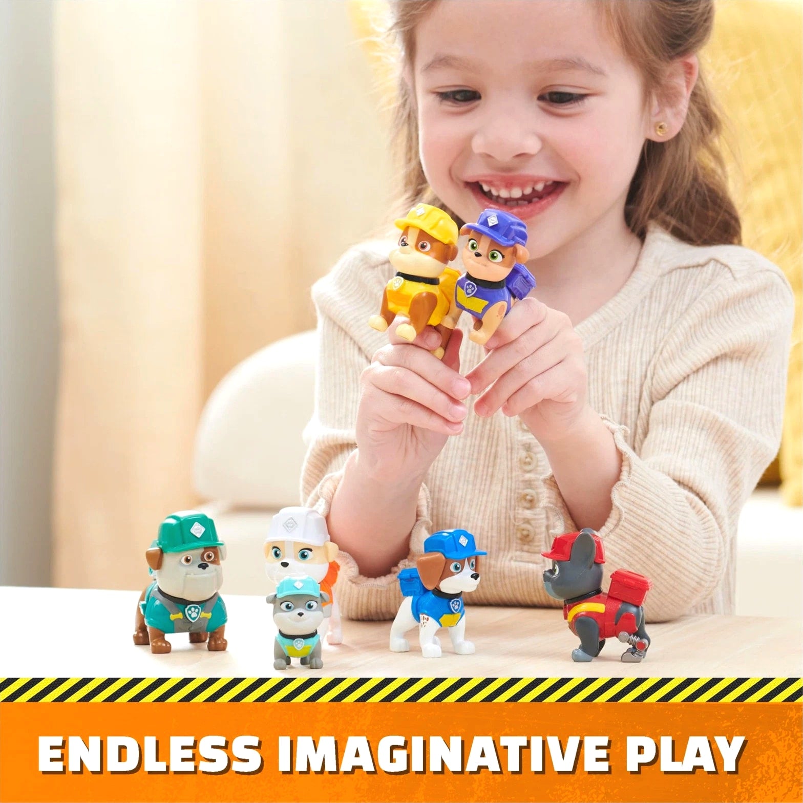 Rubble & Crew, Toy Figures Gift Pack, with 7 Collectible Action Figures, Kids...