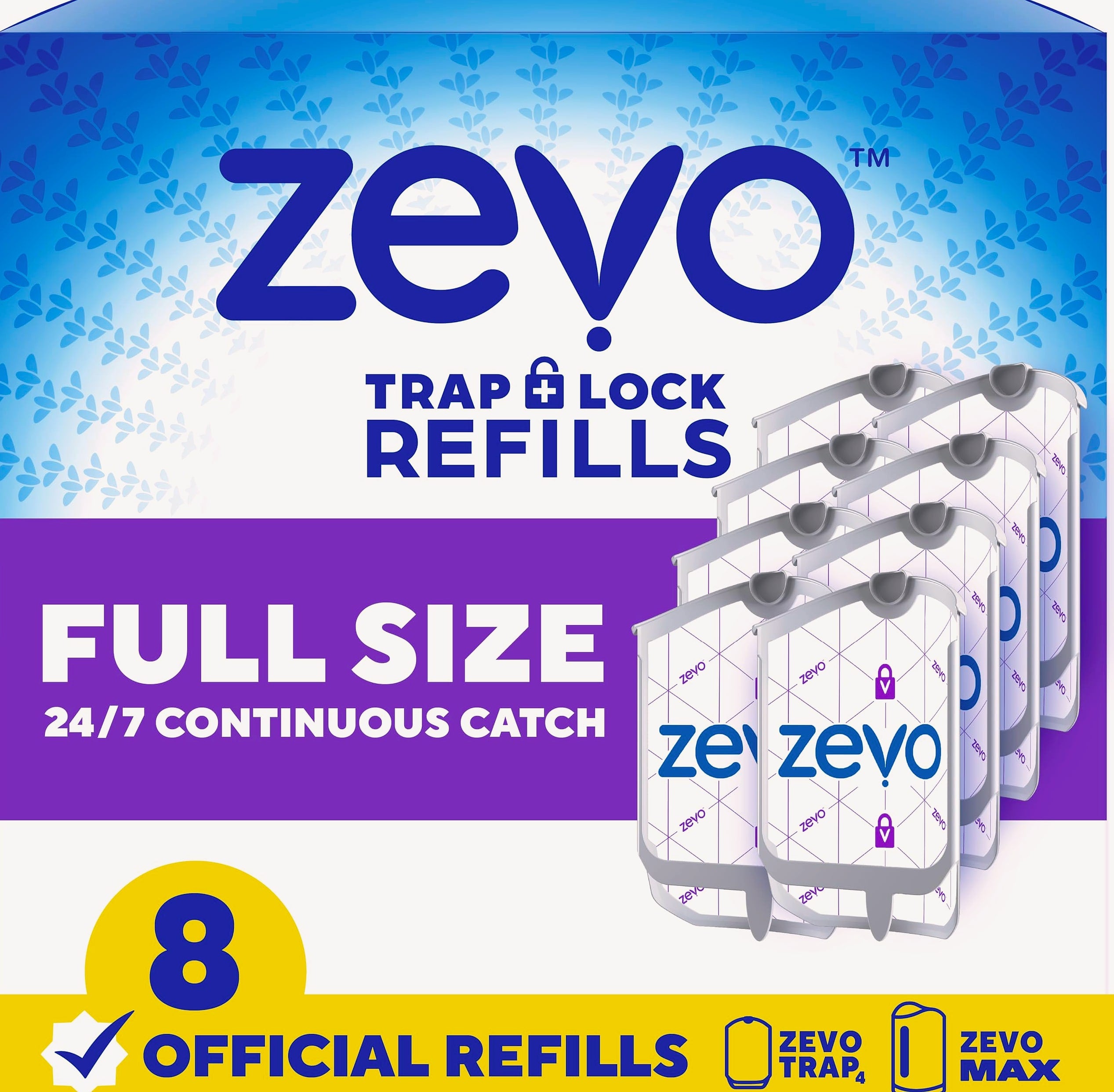 Zevo Flying Insect Trap Refill Cartridges for Indoor Fly Control