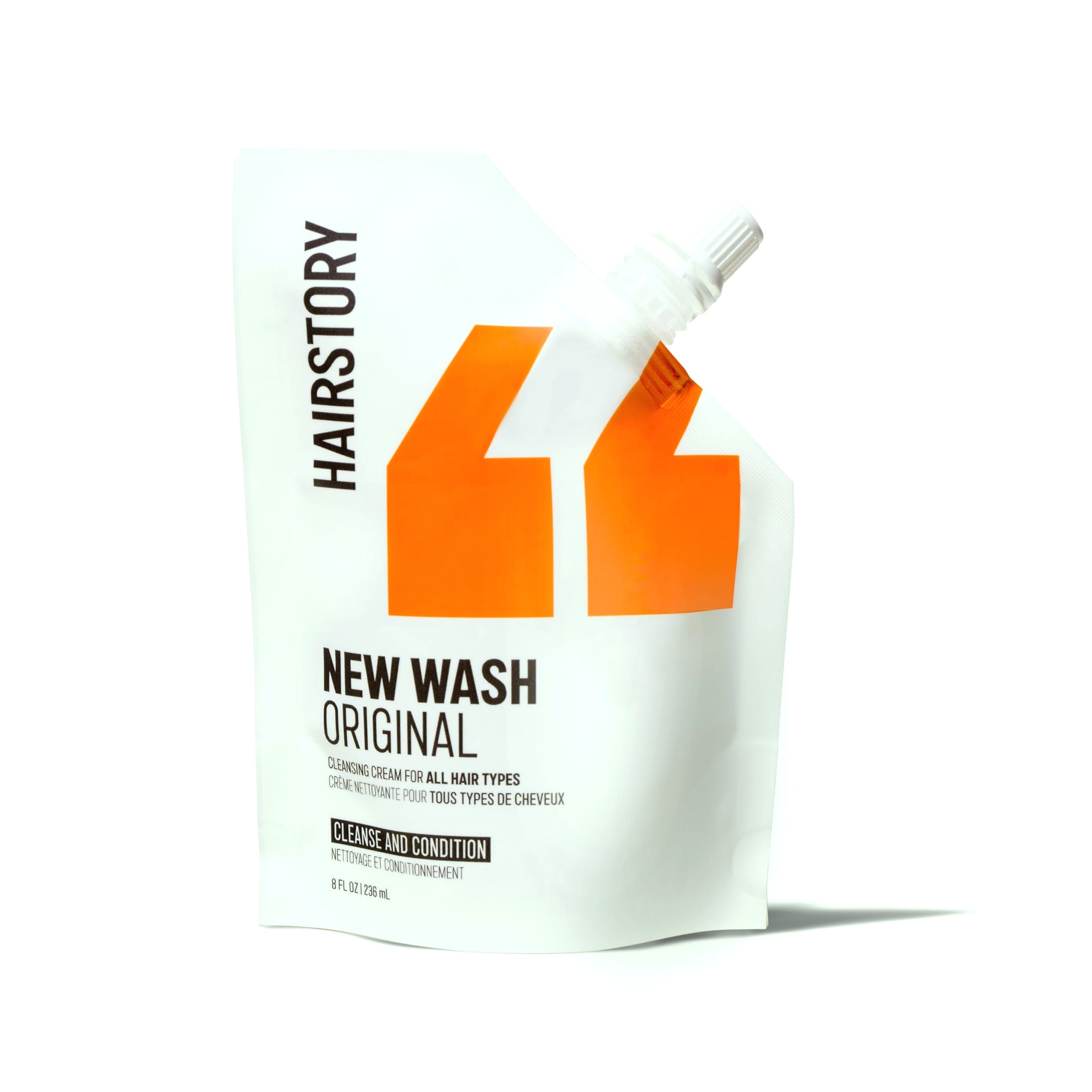 Hairstory New Wash Original Detergent-Free Cleansing Cream, 8 oz