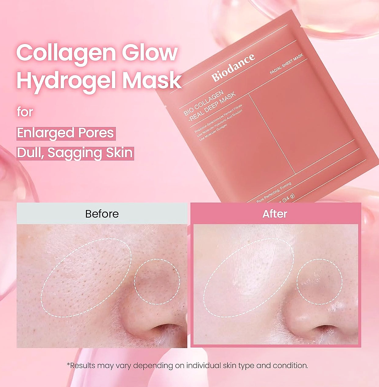 BIODANCE Bio-Collagen Real Deep Mask Hydrogel Sheet 4 Pack