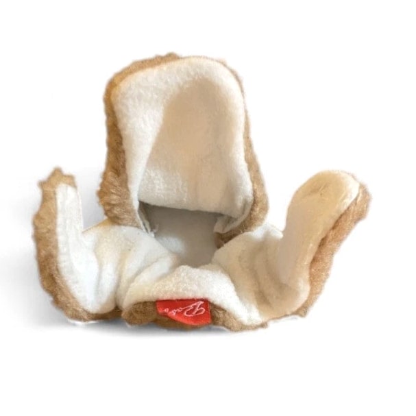 Baby Sherpa Booties Beige Plush Fleece Hook and Loop Soft Sole Shoes 3-6 Months