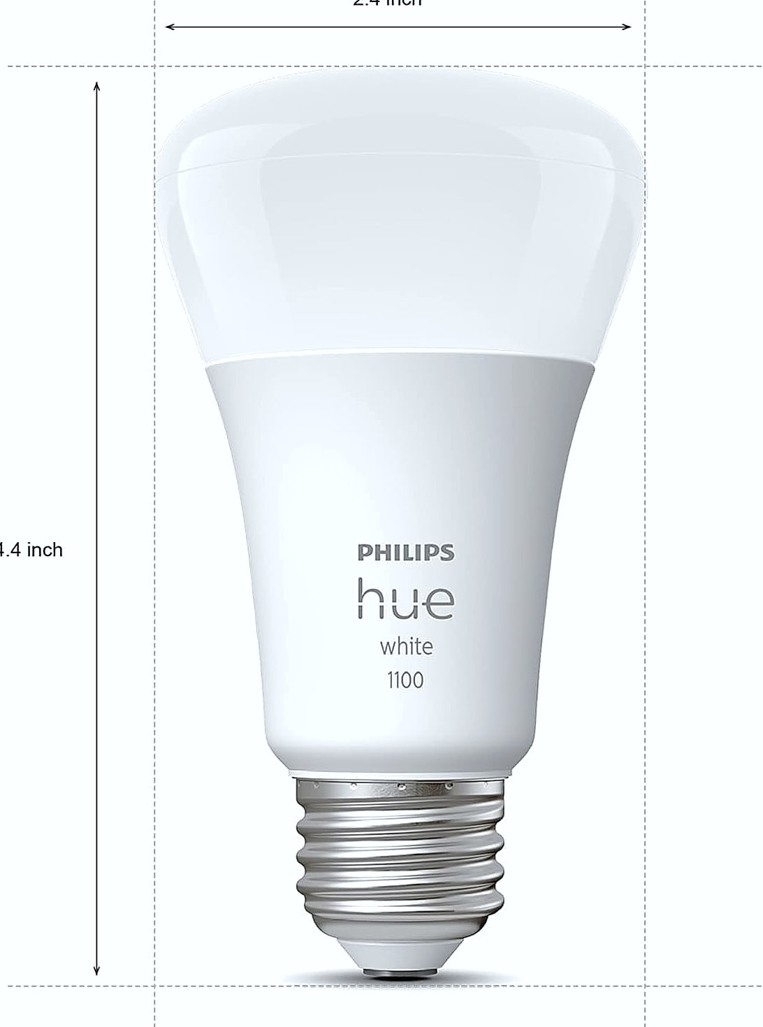 Philips Hue A19 75W Smart LED Bulb, Soft Warm White