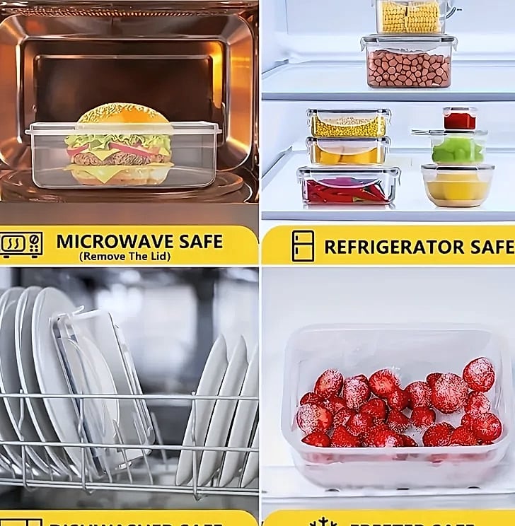 48-Piece BPA-Free Food Storage Container Set with Airtight Lids