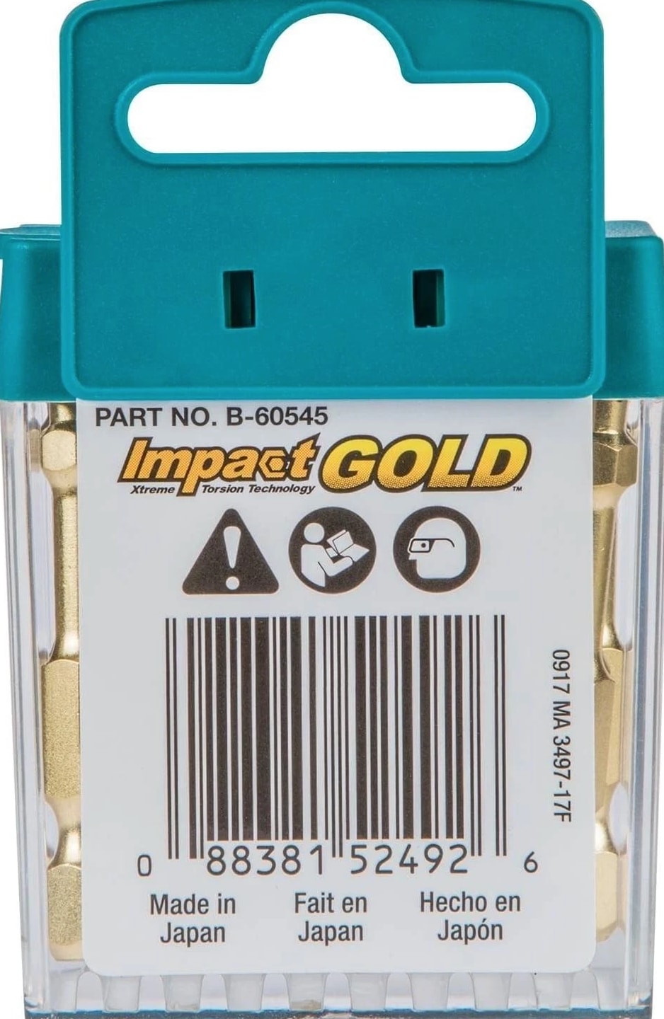 Makita B-60545 Impact Gold T25 Torx 2″ Power Bit, 15/Pk