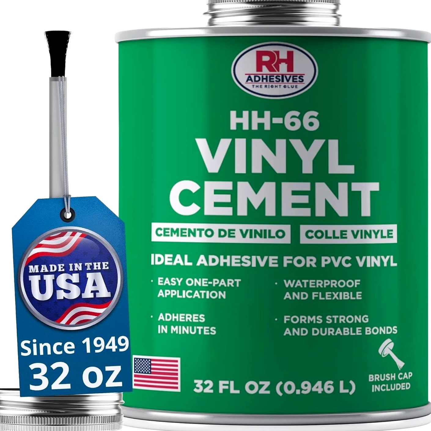 HH-66 Vinyl Cement - Flexible Glue for Tarps & Pool Liners/