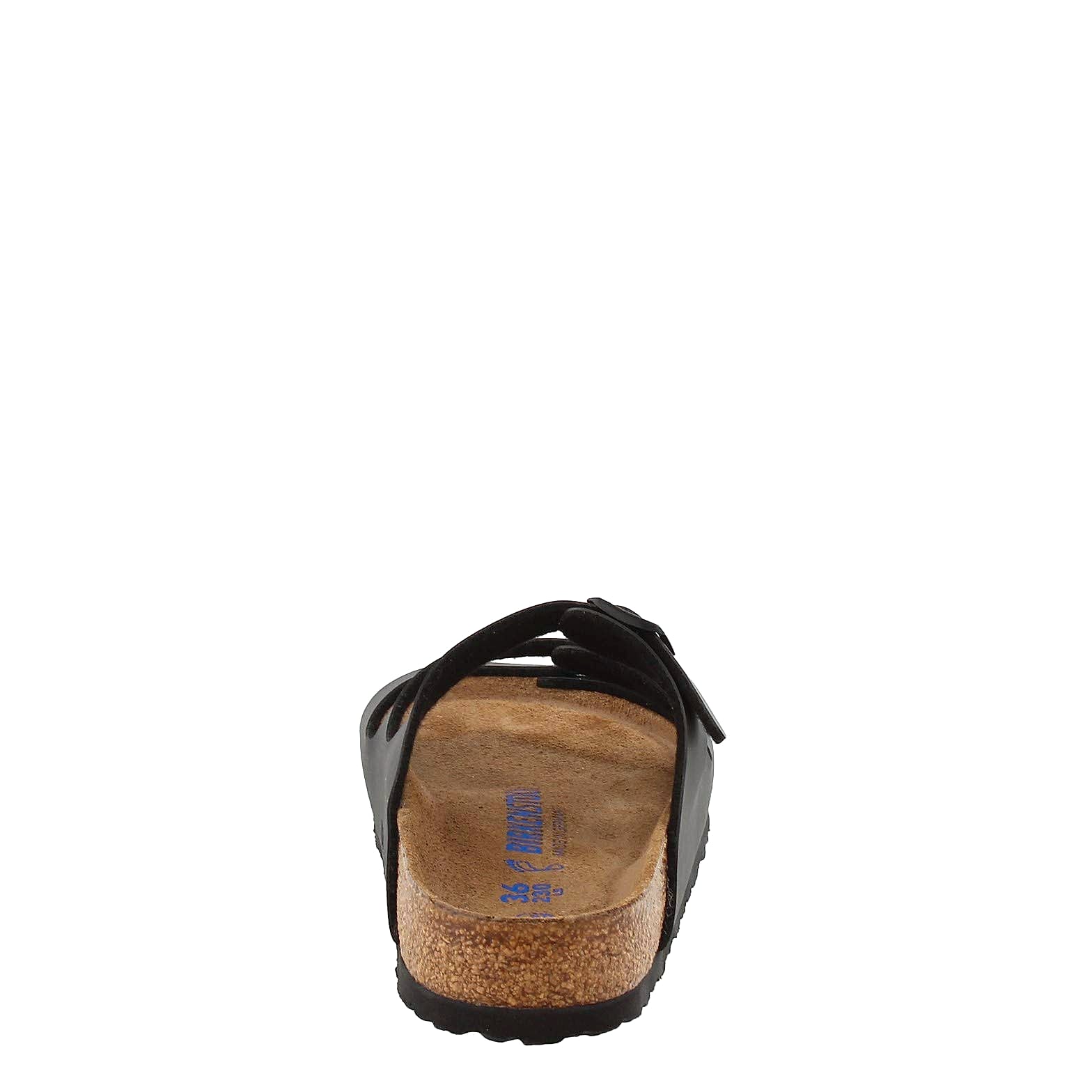 Birkenstock Florida Soft Footbed Sandal Black Women's Size 38