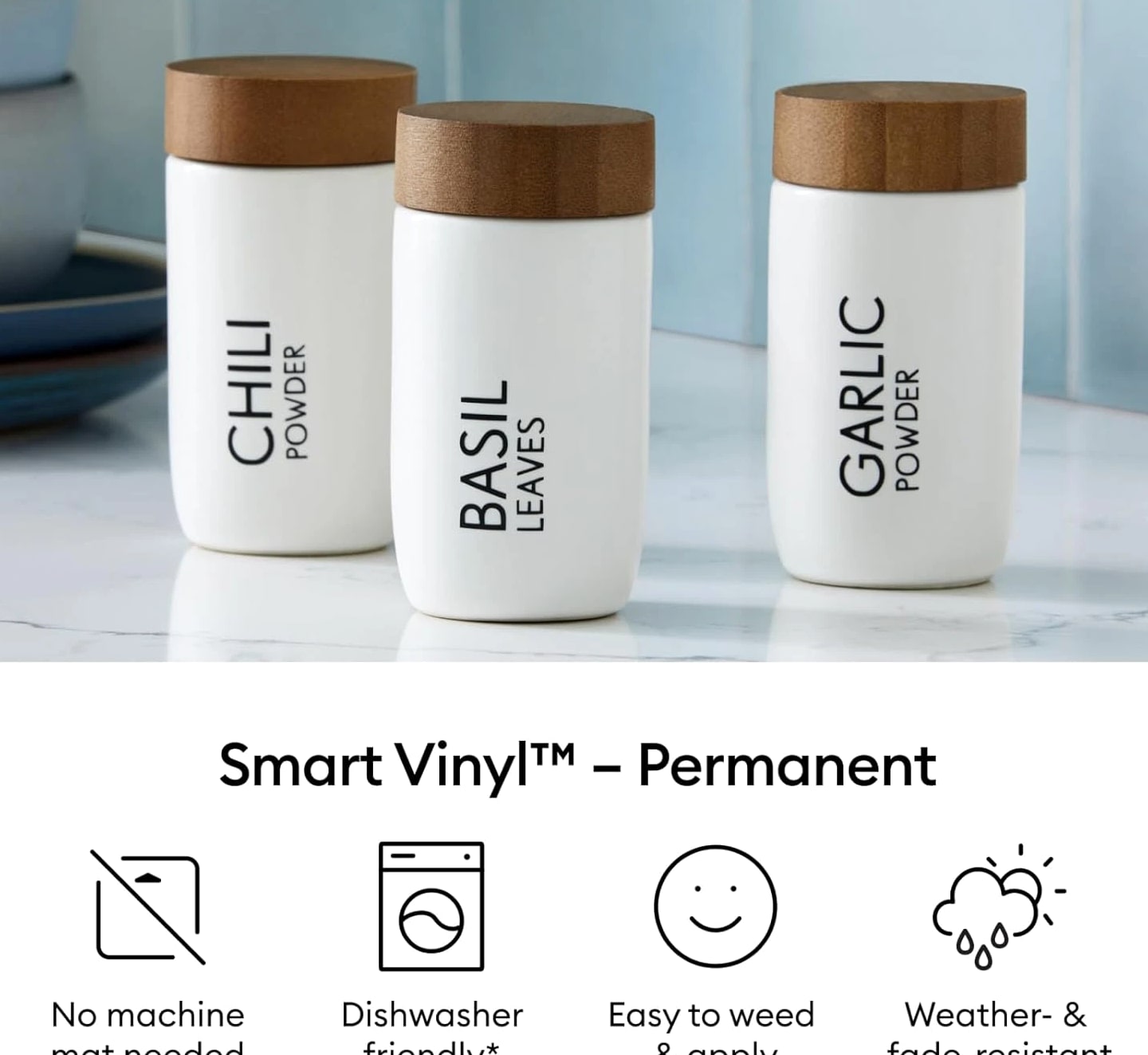 Smart Permanent Vinyl for Joy Xtra Machine, Sampler Pack (9.5In X 24In, 6 Sheets