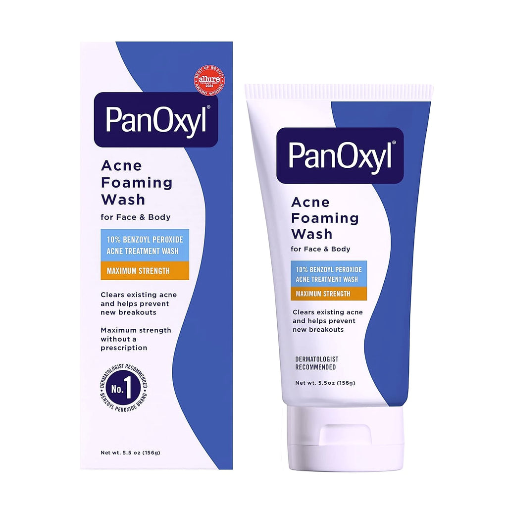PanOxyl 10% Benzoyl Peroxide Foaming Wash for Acne