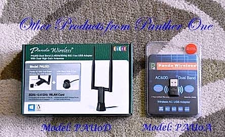 Panda Wireless PAU0A AC600 Dual Band USB WiFi Adapter
